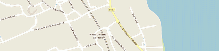 Mappa della impresa savoini srl a BAVENO