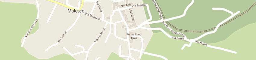 Mappa della impresa cappini ermanno a MALESCO