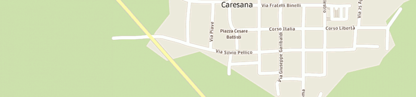 Mappa della impresa sella gian franco a CARESANA