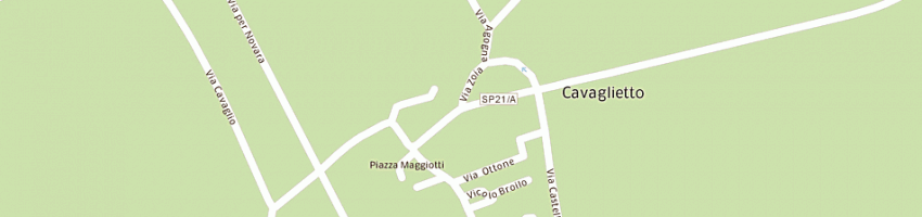 Mappa della impresa poste italiane a CAVAGLIETTO