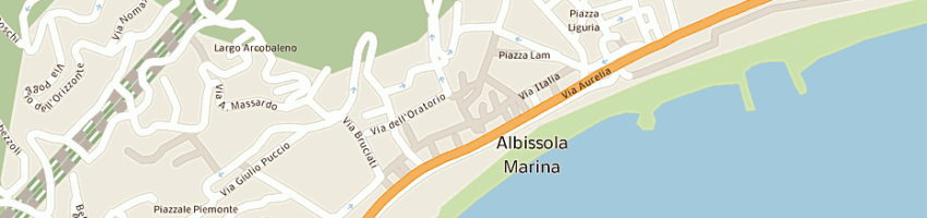 Mappa della impresa societa' cattolica santa cecilia a ALBISSOLA MARINA