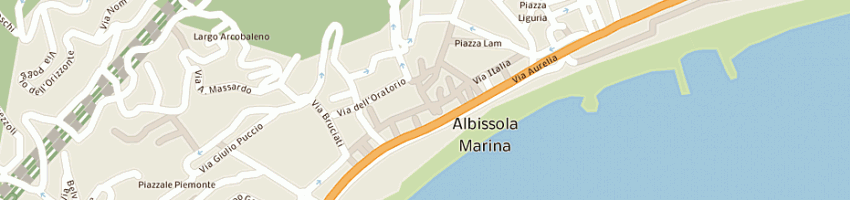 Mappa della impresa scorpion bar di vesalici simonetta a ALBISSOLA MARINA