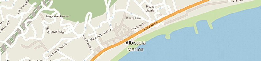 Mappa della impresa il gatto e la volpe a ALBISSOLA MARINA