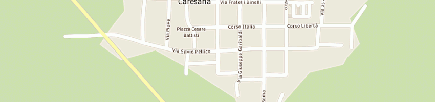 Mappa della impresa kingos di sarasso giacomo a CARESANA