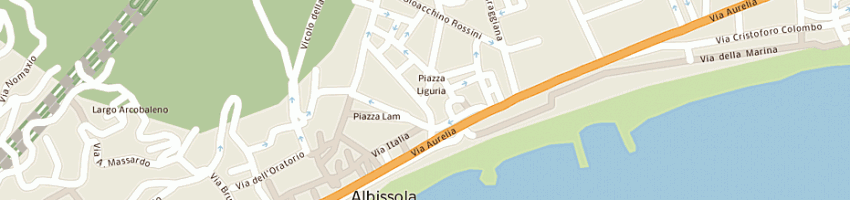 Mappa della impresa rossi rosalba a ALBISSOLA MARINA