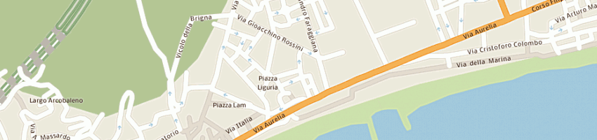 Mappa della impresa albergo ariston a SAVONA