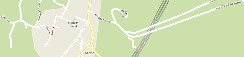 Mappa della impresa romerio impianti di romerio mauro e c snc a MEINA