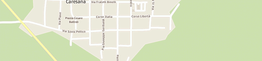 Mappa della impresa demichelis luigi a CARESANA