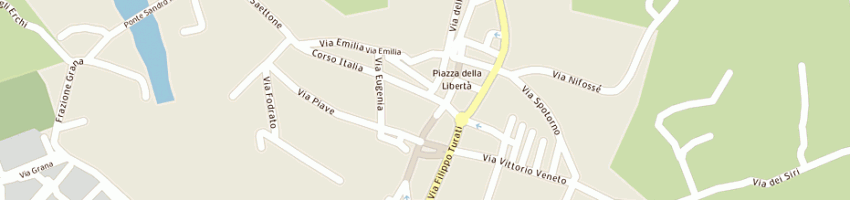 Mappa della impresa ambito territoriale caccia savona 1 zona levante a SAVONA