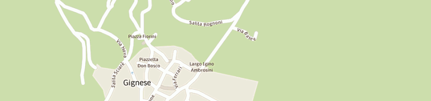 Mappa della impresa infissi calligaro snc di calligaro santo e c a GIGNESE