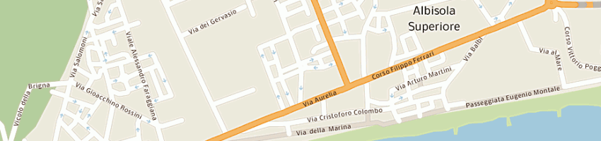 Mappa della impresa cd gomme di calcagno dario a ALBISOLA SUPERIORE