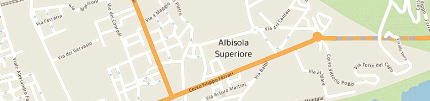 Mappa della impresa bar caffe' san giorgio a ALBISOLA SUPERIORE