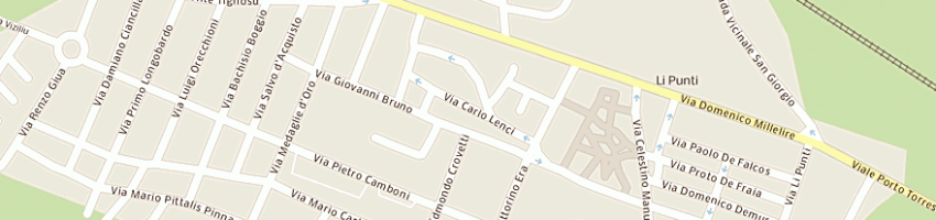Mappa della impresa dongu simonetta a SASSARI