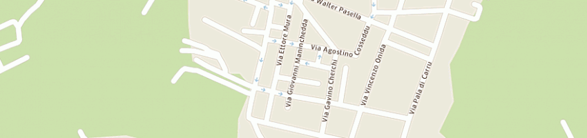 Mappa della impresa cm impianti di meloni corrado a SASSARI