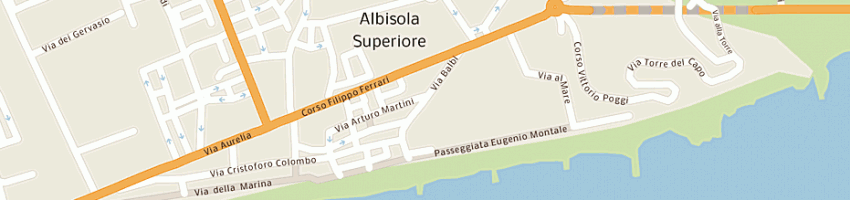 Mappa della impresa bagni lido della palma a ALBISOLA SUPERIORE