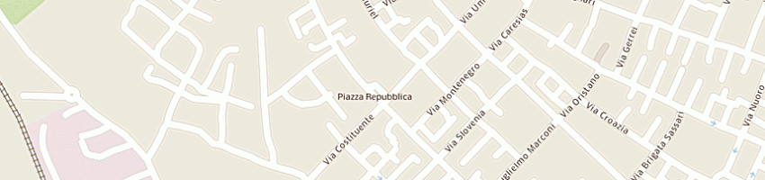 Mappa della impresa manca carlo a CARBONIA