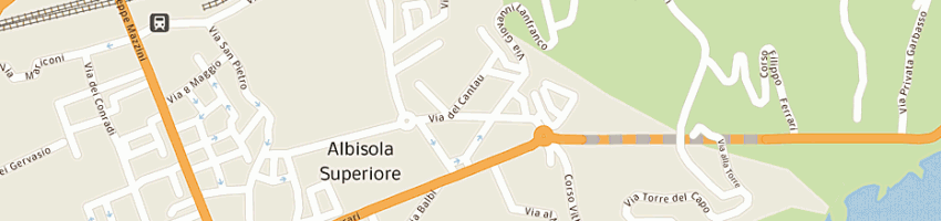 Mappa della impresa albergo park hotel di giulini gisella a ALBISOLA SUPERIORE