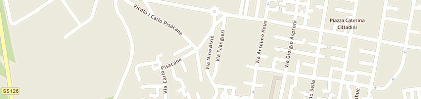 Mappa della impresa orefice giovanni a CARBONIA
