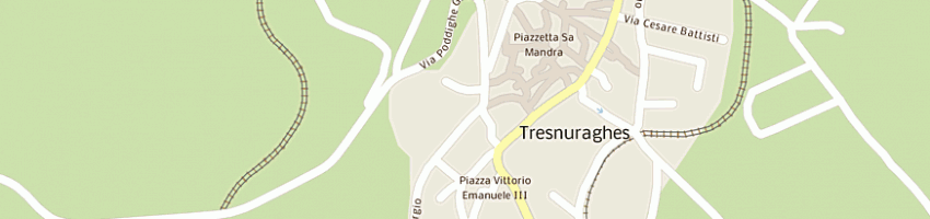 Mappa della impresa leone barbarina a TRESNURAGHES