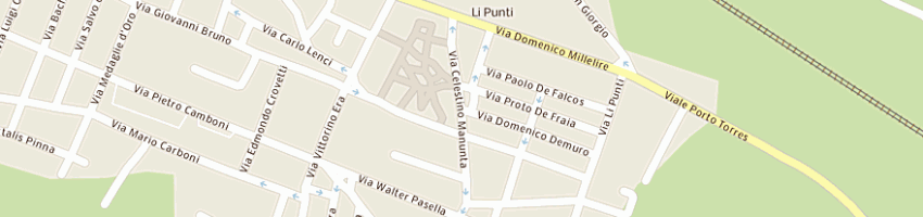 Mappa della impresa banca intesa spa a SASSARI