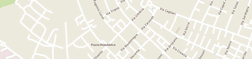 Mappa della impresa istituto nazionale confederale di assistenza a CARBONIA