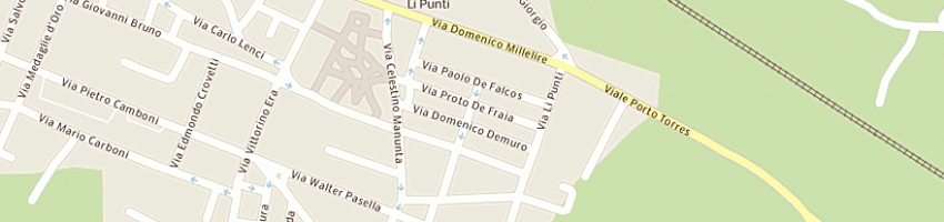 Mappa della impresa panificio sias sebastiano  a SASSARI