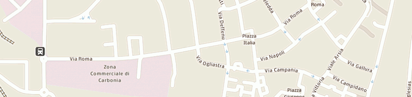 Mappa della impresa tedde francesco a CARBONIA