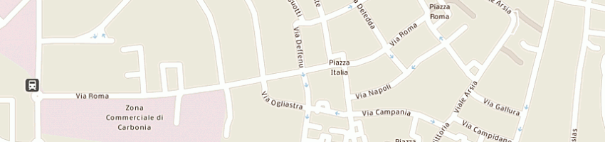 Mappa della impresa melis sergio a CARBONIA