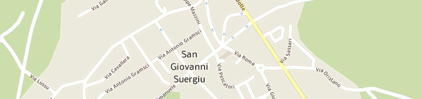 Mappa della impresa comune a SAN GIOVANNI SUERGIU