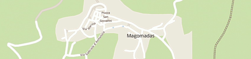 Mappa della impresa casa madonna del rosario a MAGOMADAS