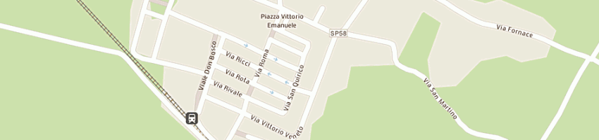 Mappa della impresa all service srl a BORGO SAN MARTINO