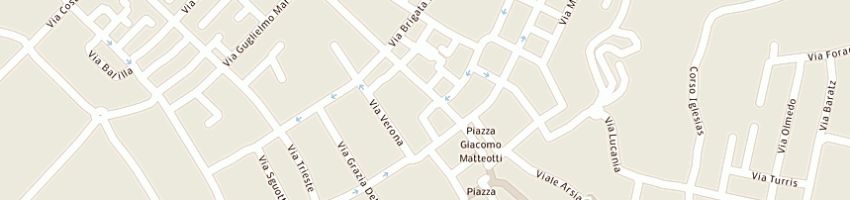 Mappa della impresa cossu a CARBONIA