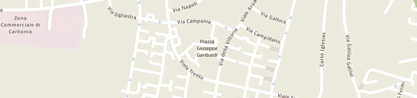Mappa della impresa claudia palazzari rappresentanze sas a CARBONIA