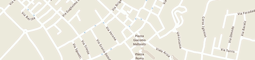 Mappa della impresa bottega dello studente di secci luciano e c sas a CARBONIA