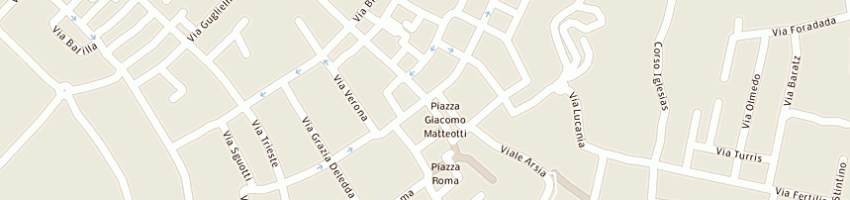 Mappa della impresa grussu cinzia e c snc a CARBONIA