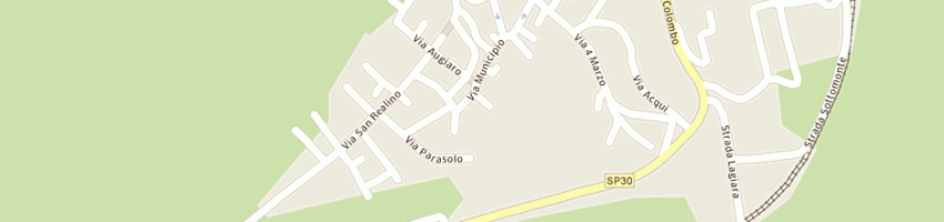 Mappa della impresa municipio di cassine a CASSINE
