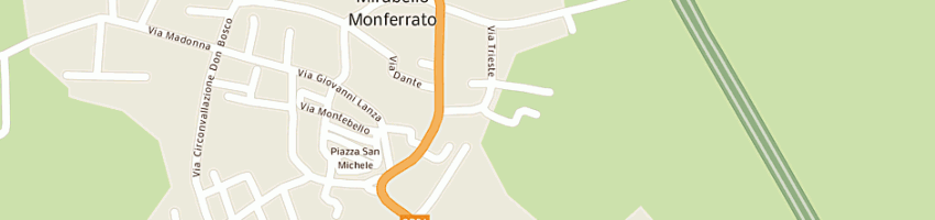 Mappa della impresa mirall di gangi antonino a MIRABELLO MONFERRATO