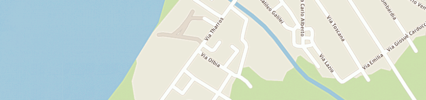 Mappa della impresa la casa dell'oliva di giuseppe piredda e c sas a CABRAS