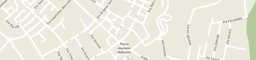 Mappa della impresa ufficio postale a CARBONIA