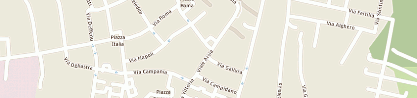 Mappa della impresa alex costruzioni srl a CARBONIA