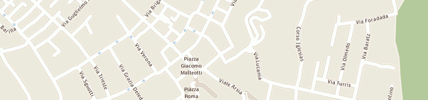 Mappa della impresa oliveri rocco a CARBONIA