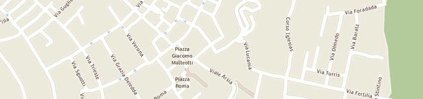 Mappa della impresa ersat a CARBONIA