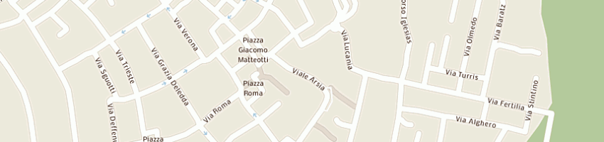 Mappa della impresa sau sergio a CARBONIA
