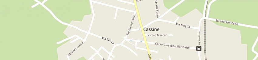 Mappa della impresa pizzala giuseppe a CASSINE