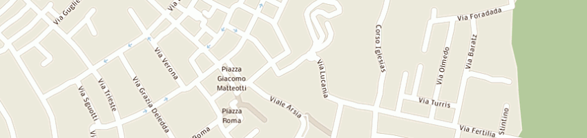 Mappa della impresa santacroce lino a CARBONIA