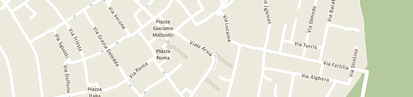 Mappa della impresa oasi tecnica immobiliare di falchi alessia e c sas a CARBONIA