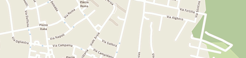 Mappa della impresa etzi gianfranco a CARBONIA