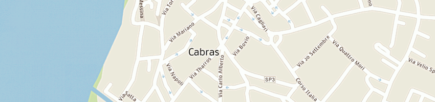 Mappa della impresa flori a CABRAS
