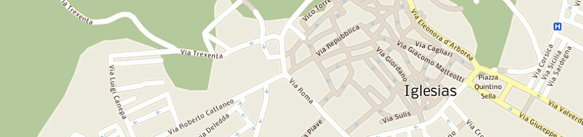 Mappa della impresa alba giuseppe a IGLESIAS
