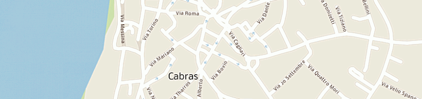 Mappa della impresa lebiu giobellino a CABRAS